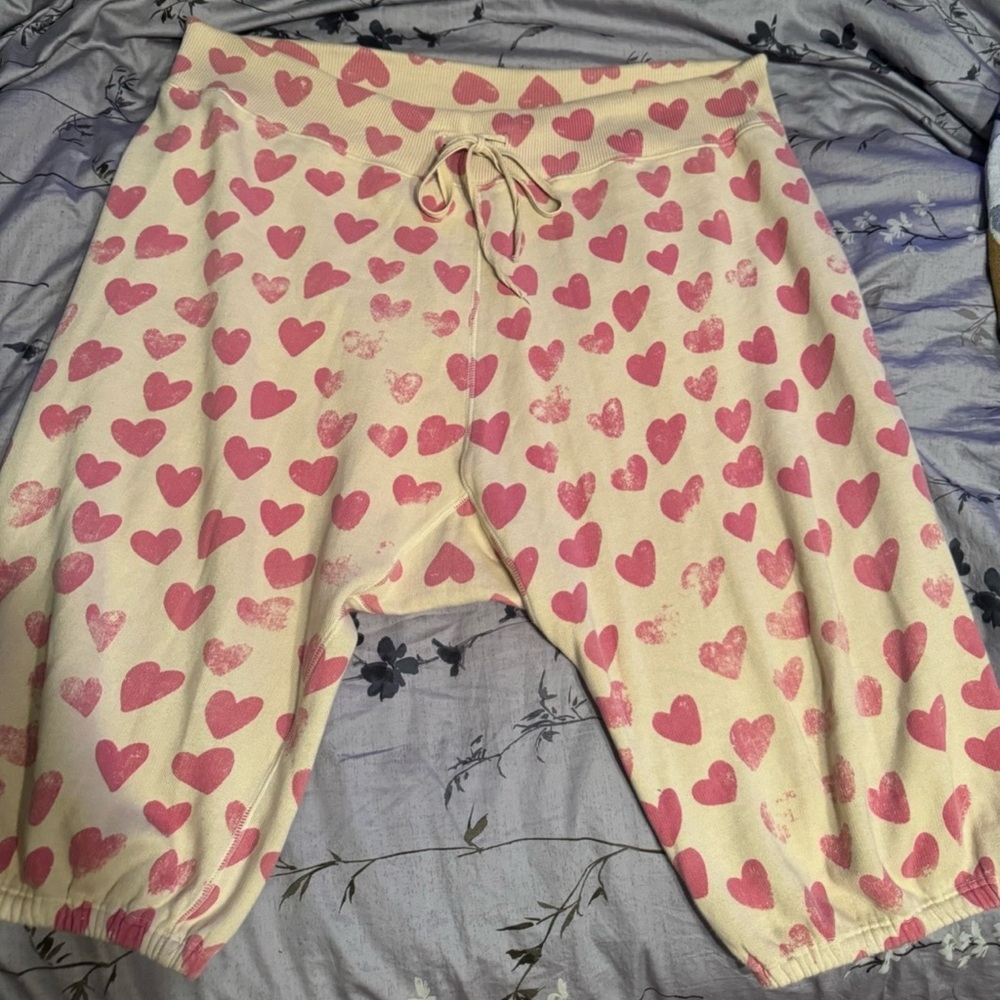 Magnolia Pearl Pink Heart Joggers ~ perfect for Valentine’s Day